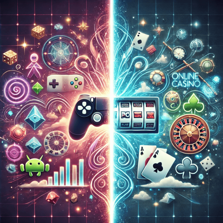 Forskjeller mellom PC-spillutviklere og online kasinotilbydere